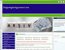 Tablet Screenshot of dogumgunugazetesi.net